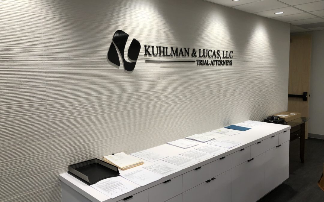 Kuhlman & Lucas wall and cabinets designed and installed by MAC in Kansas City
