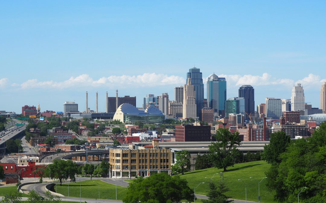 Skyline of Kansas City during a sunny day