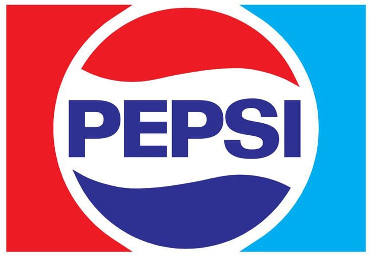 Pepsi logo and lettering