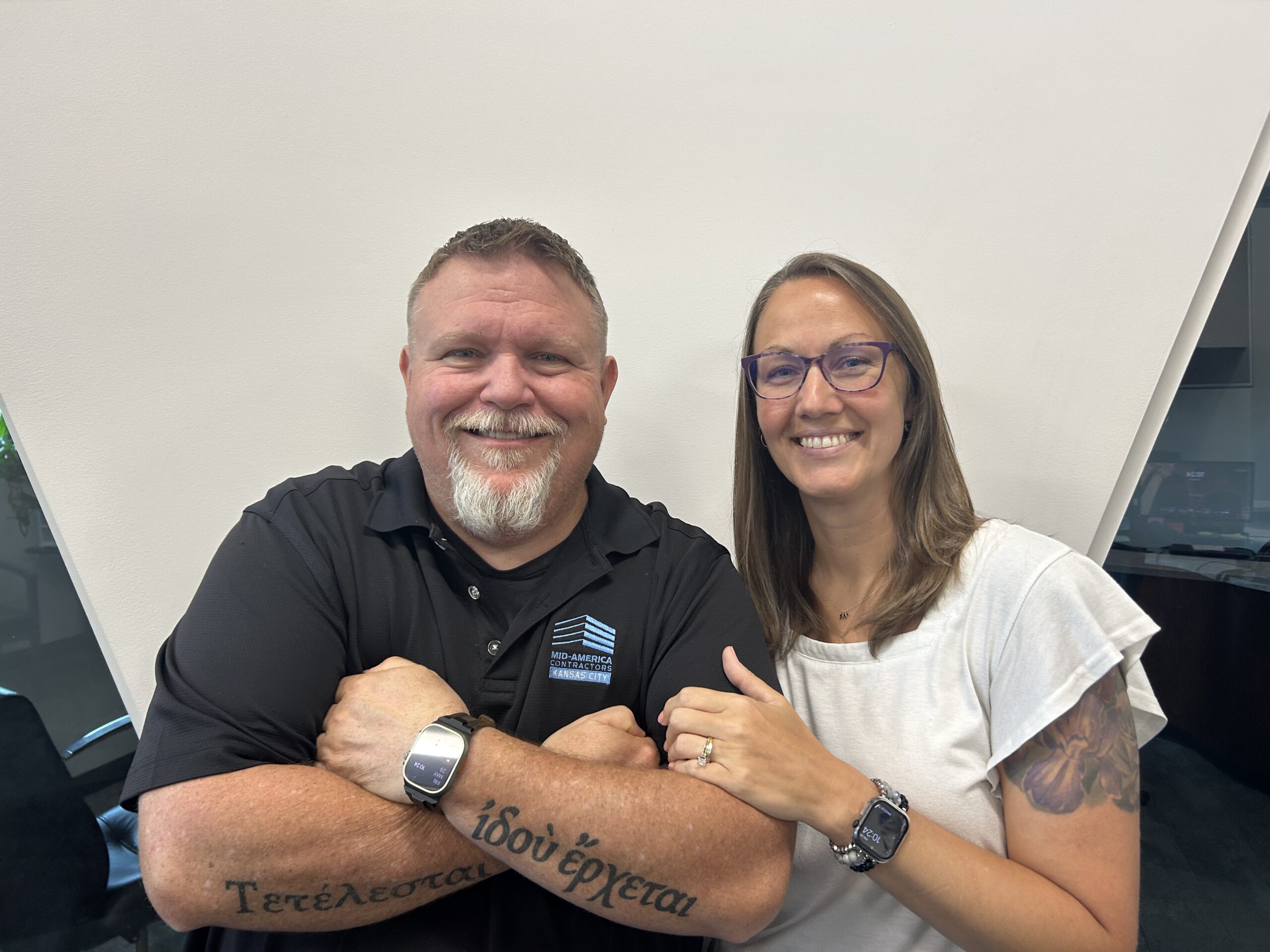 Jason & Jenny McDowell the next generation of MAC builders standing together